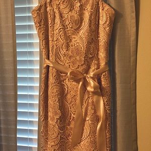 Adrianna Papell Bridesmaids Dress BLUSH size 8